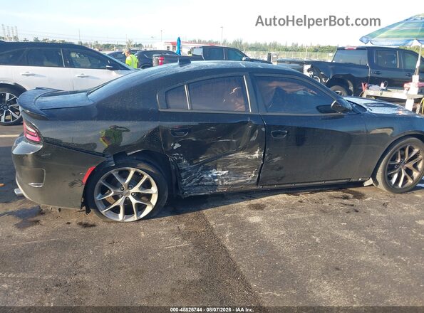 2C3CDXHG0LH155440 2020 DODGE CHARGER Black Դիմացի տեսք