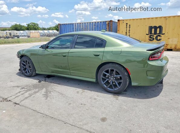 2C3CDXHG0NH138320 2022 DODGE CHARGER Green უკანა მარცხენა