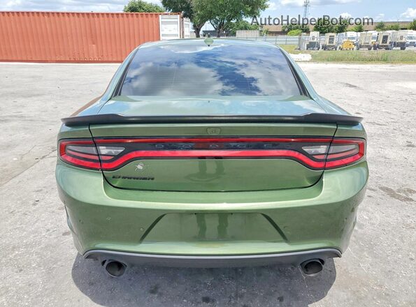 2C3CDXHG0NH138320 2022 DODGE CHARGER Green უკანა ხედი