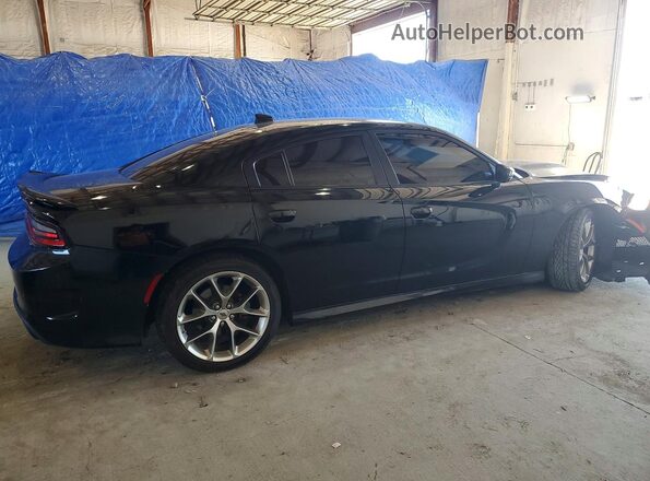 2C3CDXHG0NH152766 2022 DODGE CHARGER Black Հետևի աջ
