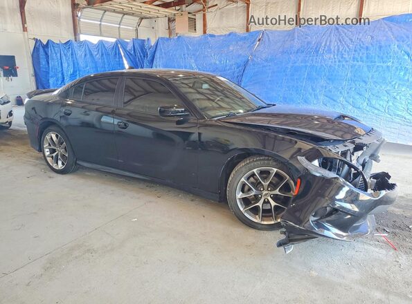 2C3CDXHG0NH152766 2022 DODGE CHARGER Black Առջևի աջ