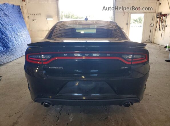 2C3CDXHG0NH152766 2022 DODGE CHARGER Black Հետևի տեսք