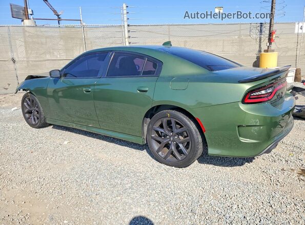 2C3CDXHG0NH173312 2022 DODGE CHARGER Green Հետևի ձախ