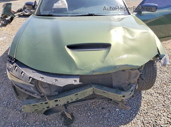 2C3CDXHG0NH173312 2022 DODGE CHARGER Green Սալոնի հետևի տեսք