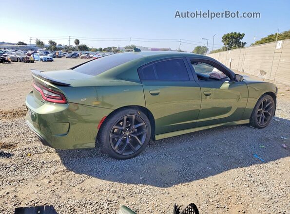 2C3CDXHG0NH173312 2022 DODGE CHARGER Green Հետևի աջ