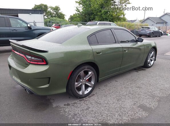 2C3CDXHG0NH244704 2022 DODGE CHARGER Green უკანა მარჯვენა