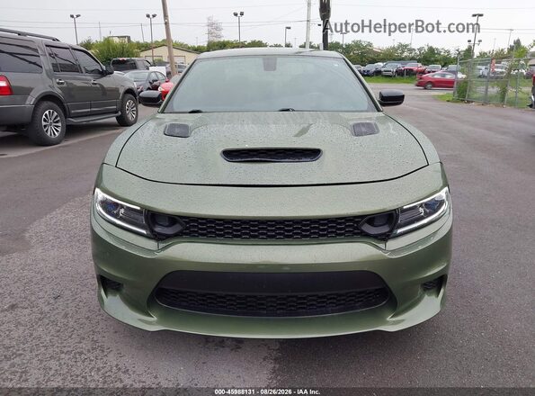 2C3CDXHG0NH244704 2022 DODGE CHARGER Green ხელსაწყოთა პანელის ხედი