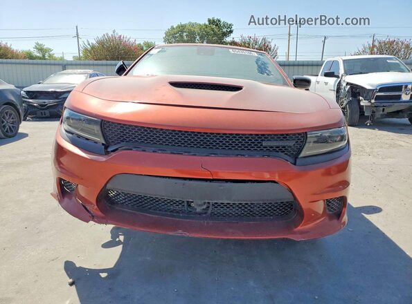2C3CDXHG0PH512959 2023 DODGE CHARGER Оранжевый Вид сзади