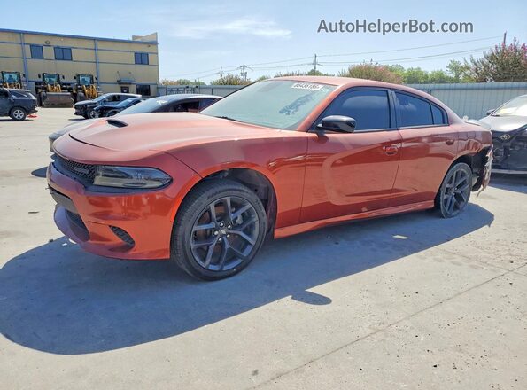 2C3CDXHG0PH512959 2023 DODGE CHARGER Оранжевый Задняя левая четверть