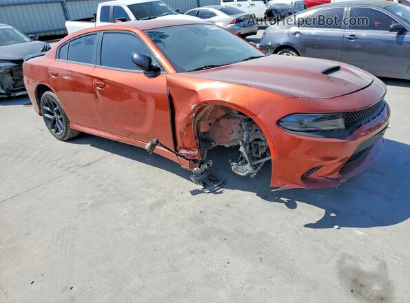 2C3CDXHG0PH512959 2023 DODGE CHARGER Оранжевый Вид спереди