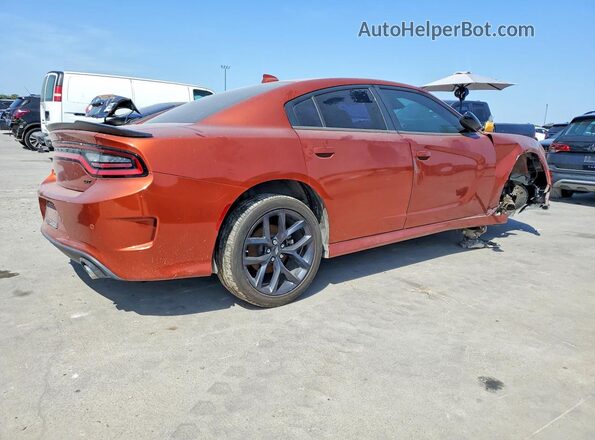 2C3CDXHG0PH512959 2023 DODGE CHARGER Оранжевый Передняя правая четверть