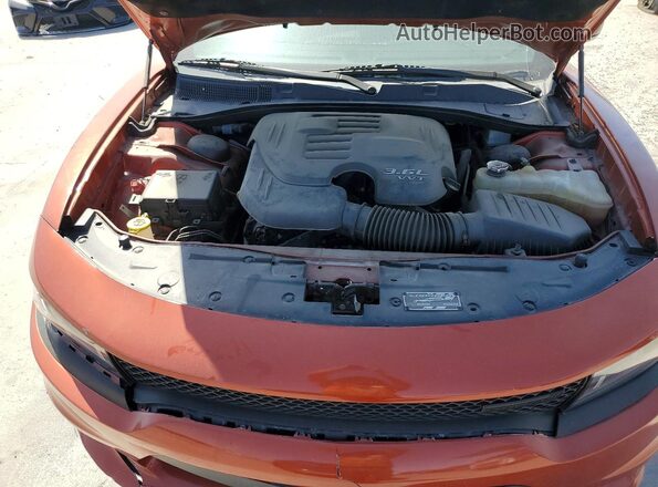 2C3CDXHG0PH512959 2023 DODGE CHARGER Оранжевый Вид подкапотного пространства