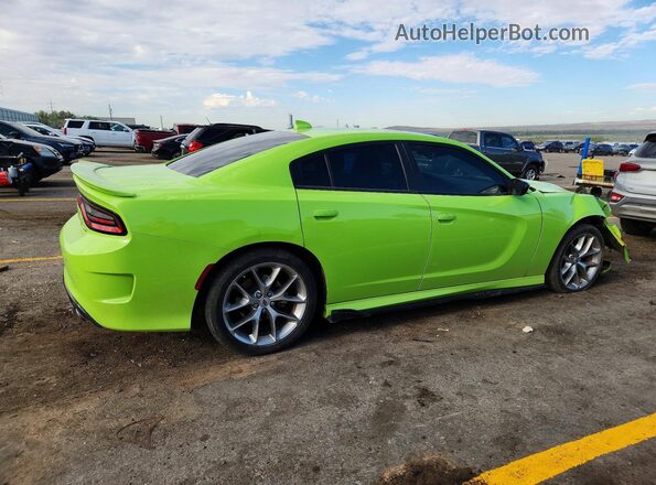 2C3CDXHG0PH589315 2023 DODGE CHARGER Green Задня права чверть