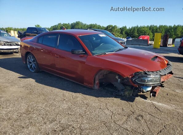 2C3CDXHG0PH598662 2023 DODGE CHARGER Orange Przód prawy