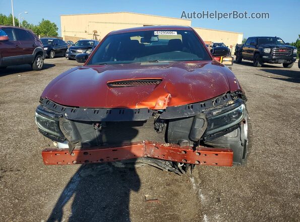 2C3CDXHG0PH598662 2023 DODGE CHARGER Orange Widok z przodu