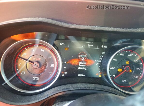 2C3CDXHG0PH598662 2023 DODGE CHARGER Orange Widok zestawu wskaźników