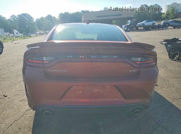 2C3CDXHG0PH598662 2023 DODGE CHARGER Orange Widok z tyłu