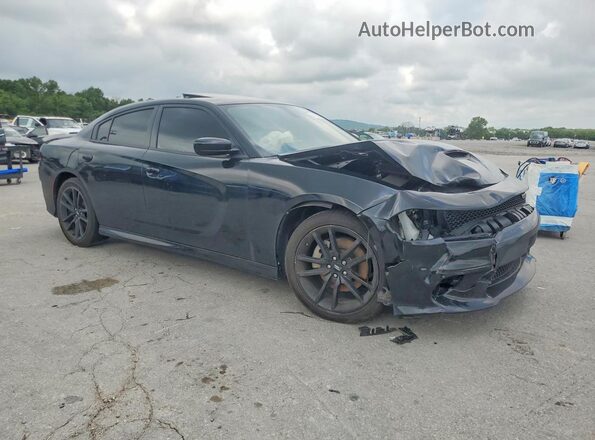 2C3CDXHG0PH671304 2023 DODGE CHARGER Черный Передняя правая четверть