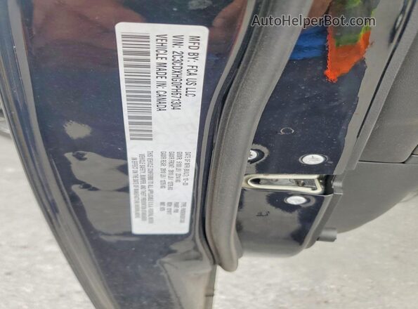 2C3CDXHG0PH671304 2023 DODGE CHARGER Черный Вид подкапотного пространства