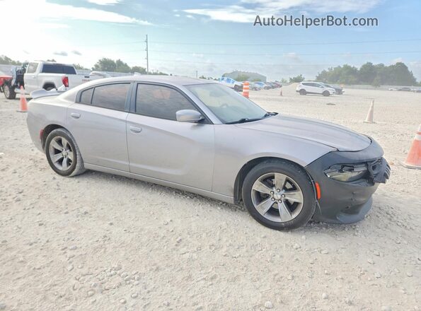 2C3CDXHG1GH203131 2016 DODGE CHARGER Silver Front right