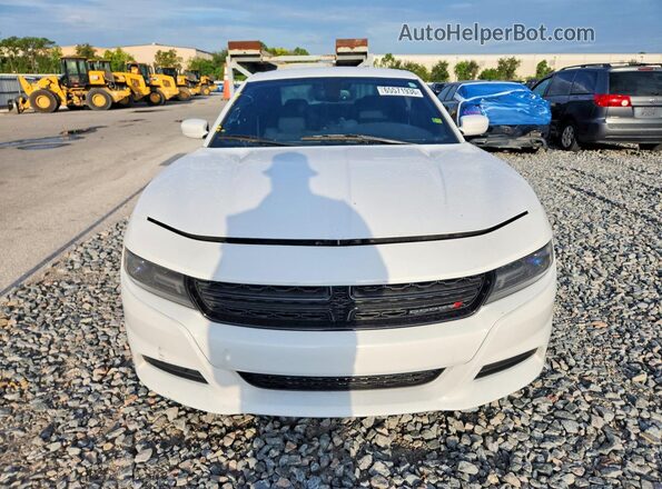2C3CDXHG1GH235044 2016 DODGE CHARGER White Вид спереду