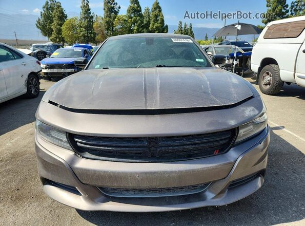 2C3CDXHG1GH235139 2016 DODGE CHARGER Gray Դիմացի տեսք