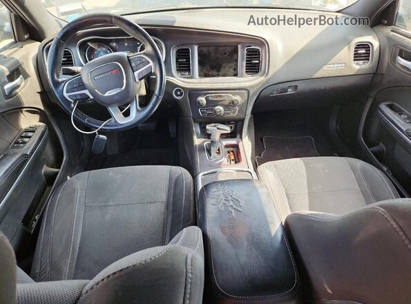 2C3CDXHG1GH235139 2016 DODGE CHARGER Gray Առջևի վահանակի տեսք