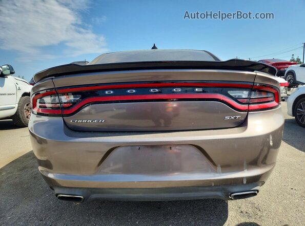 2C3CDXHG1GH235139 2016 DODGE CHARGER Gray Հետևի տեսք