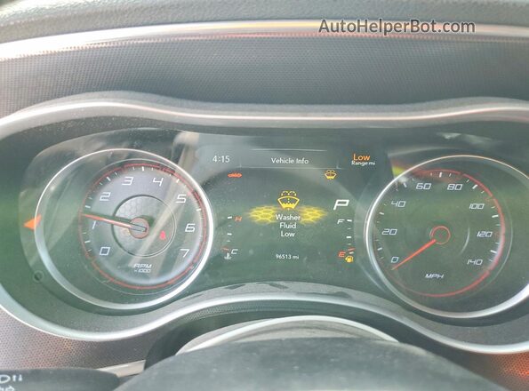 2C3CDXHG1GH276340 2016 DODGE CHARGER Silver Instrument cluster view