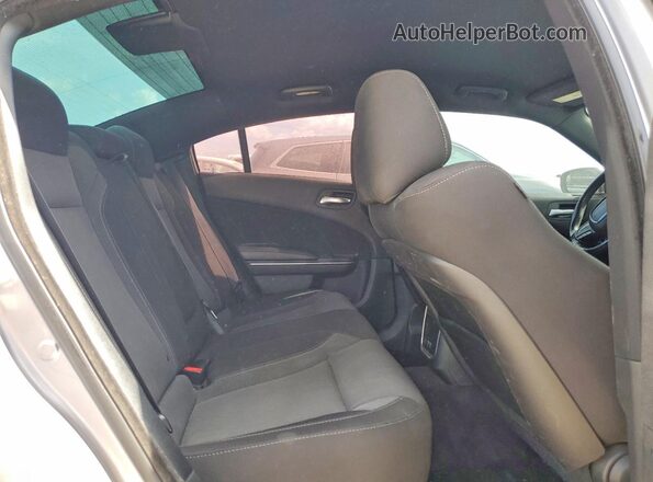 2C3CDXHG1GH276340 2016 DODGE CHARGER Silver Rear seats view