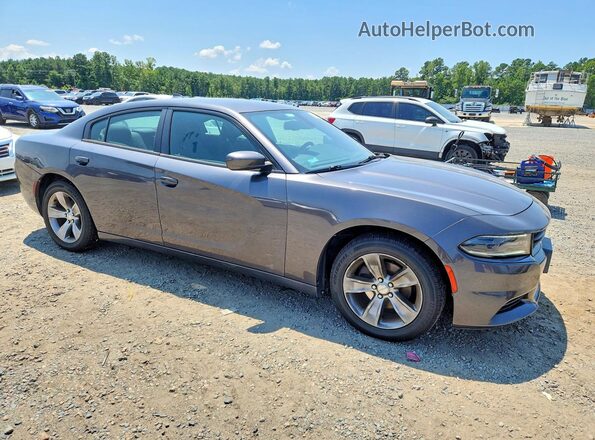 2C3CDXHG1GH285443 2016 DODGE CHARGER Charcoal Передня права чверть