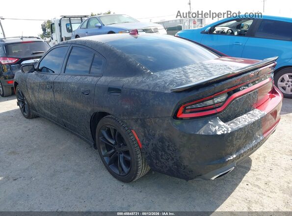 2C3CDXHG1GH297639 2016 DODGE CHARGER Red Rear left