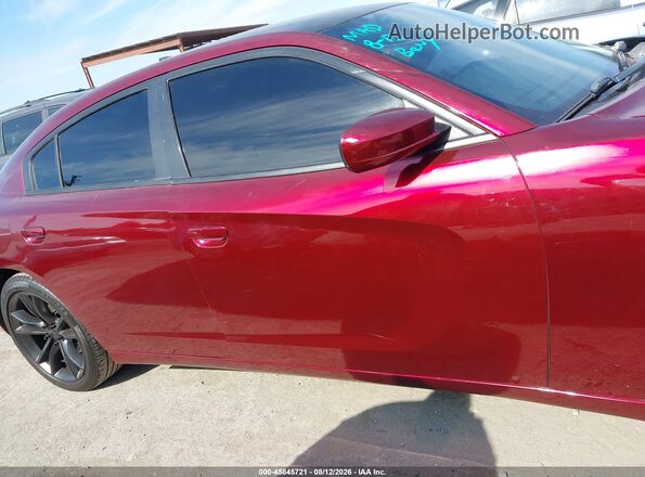 2C3CDXHG1GH297639 2016 DODGE CHARGER Red Rear interior view