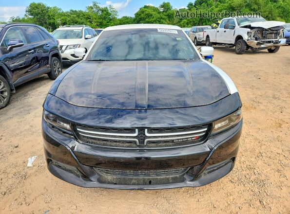 2C3CDXHG1GH354955 2016 DODGE CHARGER Black Vista frontal