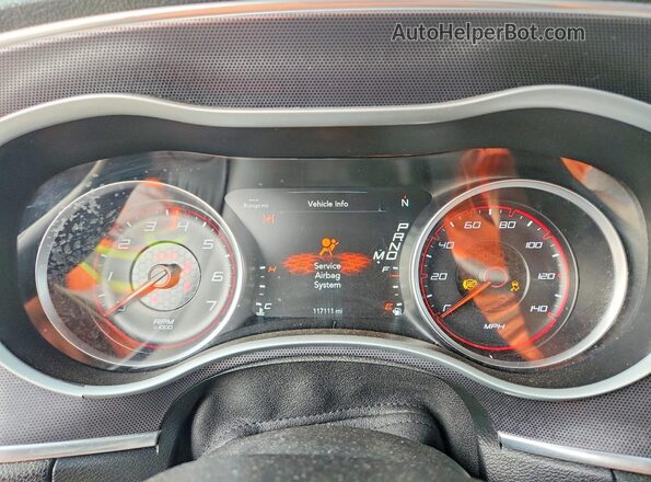 2C3CDXHG1GH354955 2016 DODGE CHARGER Black Vista del cuadro de instrumentos