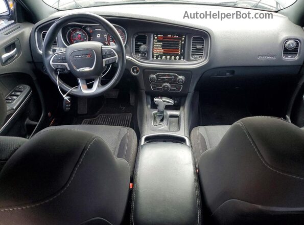 2C3CDXHG1HH532431 2017 DODGE CHARGER Black Dashboard view