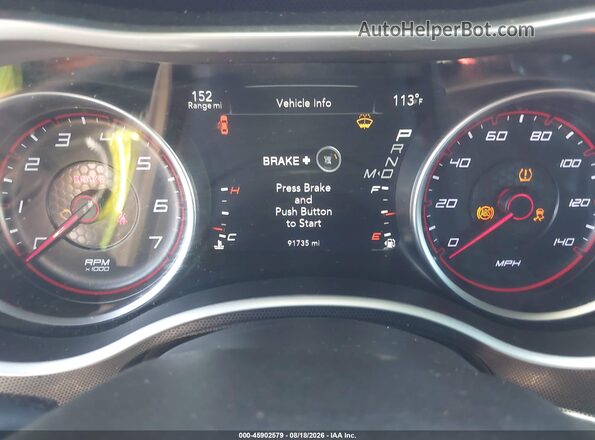 2C3CDXHG1HH579099 2017 DODGE CHARGER Red უკანა სავარძლების ხედი