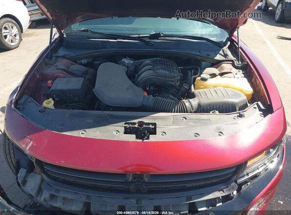2C3CDXHG1HH579099 2017 DODGE CHARGER Red უკანა ხედი