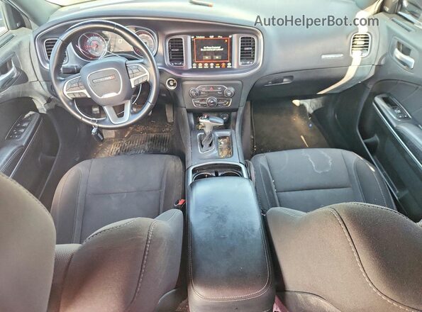 2C3CDXHG1JH125019 2018 DODGE CHARGER Gray წინა პანელის ხედი
