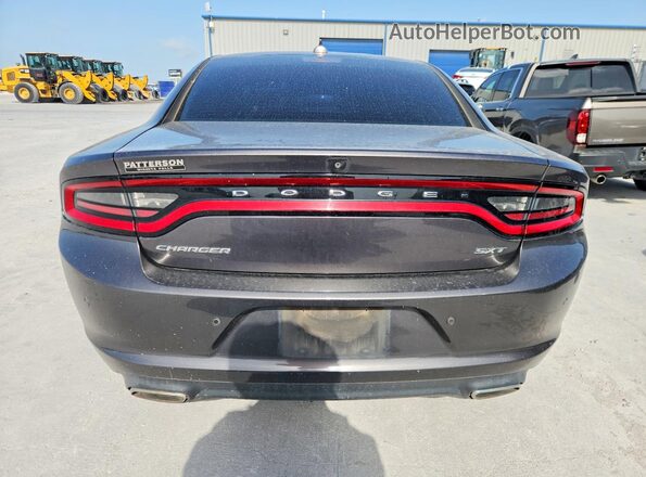 2C3CDXHG1JH125019 2018 DODGE CHARGER Gray უკანა ხედი