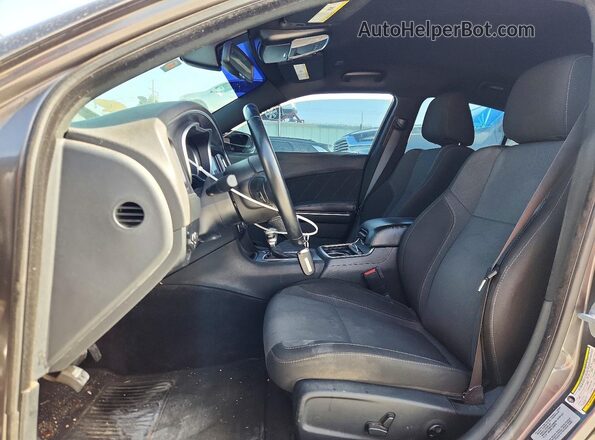 2C3CDXHG1JH125019 2018 DODGE CHARGER Gray წინა სალონის ხედი