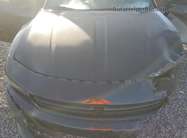 2C3CDXHG1JH135341 2018 DODGE CHARGER Gray Սալոնի հետևի տեսք