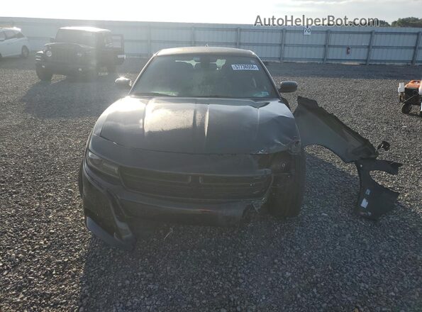 2C3CDXHG1JH135341 2018 DODGE CHARGER Gray Դիմացի տեսք