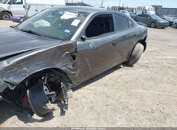 2C3CDXHG1JH152298 2018 DODGE CHARGER Gray Front view