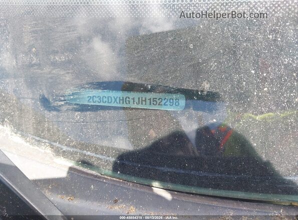 2C3CDXHG1JH152298 2018 DODGE CHARGER Gray Engine compartment view