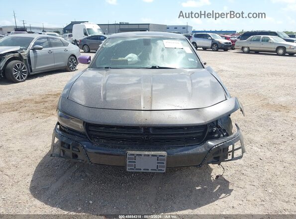 2C3CDXHG1JH152298 2018 DODGE CHARGER Gray Rear interior view