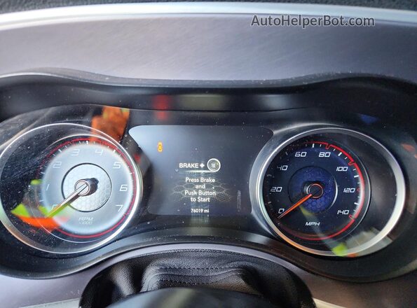 2C3CDXHG1KH609032 2019 DODGE CHARGER Black Vista del cuadro de instrumentos