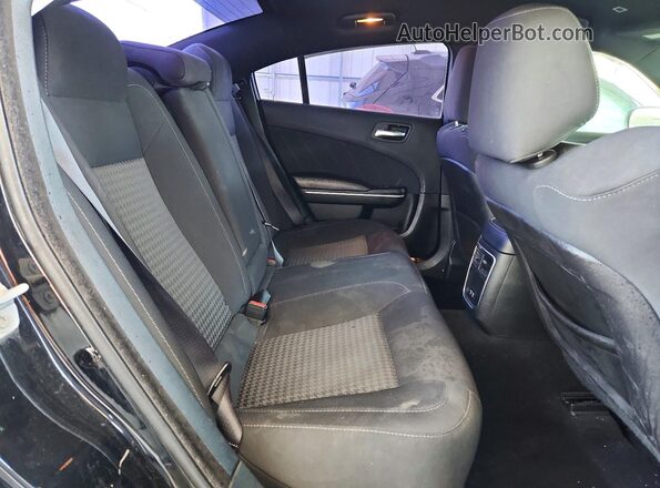 2C3CDXHG1KH609032 2019 DODGE CHARGER Black Vista de los asientos traseros