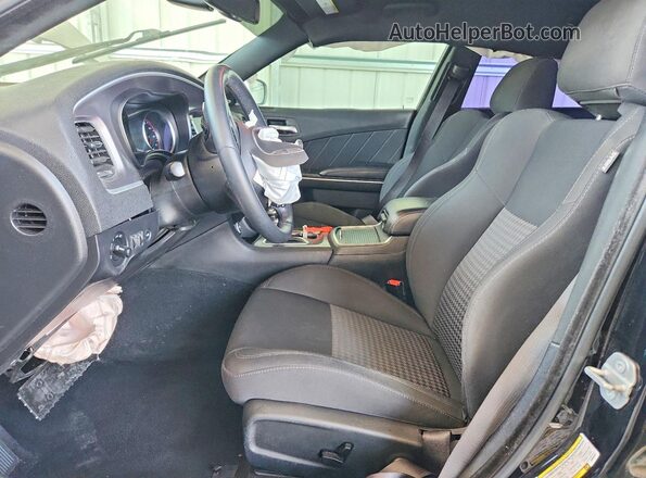 2C3CDXHG1KH609032 2019 DODGE CHARGER Black Vista interior delantera