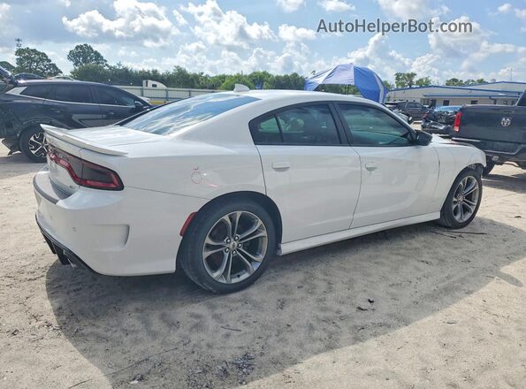 2C3CDXHG1LH101189 2020 DODGE CHARGER Белый Задняя правая четверть